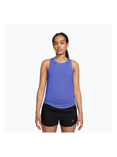 Дамска тениска за бягане Nike AeroSwift Dri-Fit ADV Singlet sapphire/black