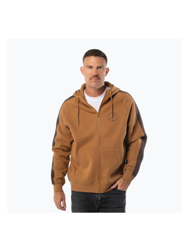 Мъжки суитшърт Pitbull San Diego Ca Hooded Zip honey yellow