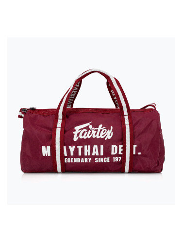 Чанта за тренировки Fairtex Barrel, бордо