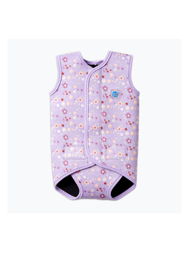 Детски неопренов костюм за плуване Splash About Baby Wrap lilac spring