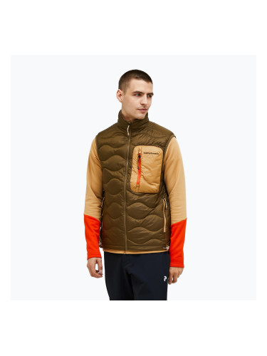 Мъжки елек Peak Performance Helium Utility Down meadow moss/shard sierra sand