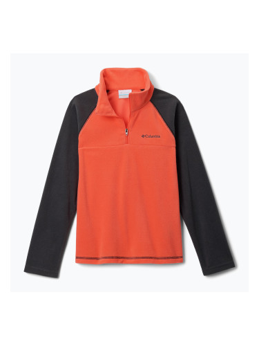 Детски суитшърт от полар Columbia Glacial Half Zip zing/shark