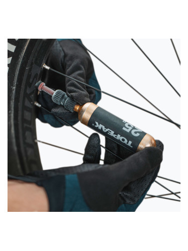 Велосипедна помпа Topeak Nano AirBooster CO2 черна T-TNAB-1