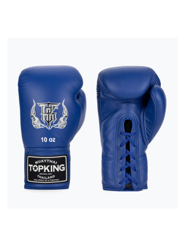 Топ King Muay Thai Pro боксови ръкавици сини