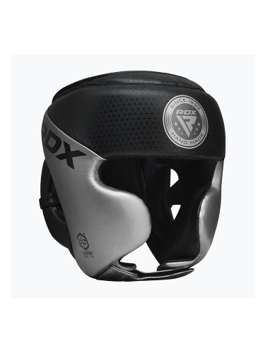 Боксова каска RDX L1 Mark Pro Cheek Training Head Guard silver