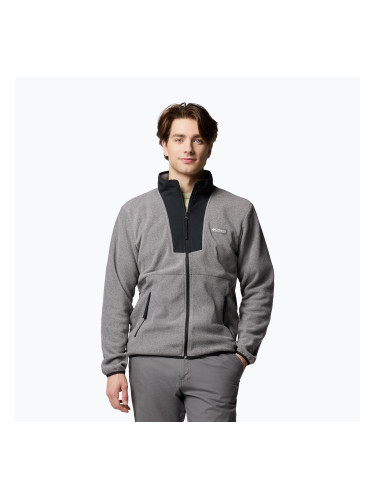 Мъжки суитшърт Columbia Sequoia Grove FZ Fleece city grey heather/black