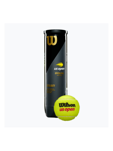 Топки за тенис Wilson US Open XD 4 бр. жълти