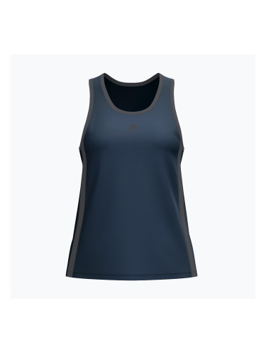 Дамски потник за тенис HEAD Club 25 Tech Tank Top W navy