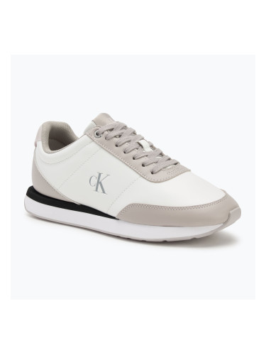 Дамски обувки Calvin Klein YW0YW01942 Retro Runner Lace Up Leather MG bright white/chateau