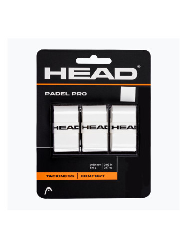 Грип за ракети за падел HEAD Padel Pro 3 бр. white