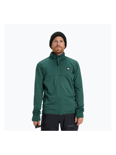 Мъжки суитшърт за сноуборд Quiksilver Steep Point Full Zip Fleece trekking green