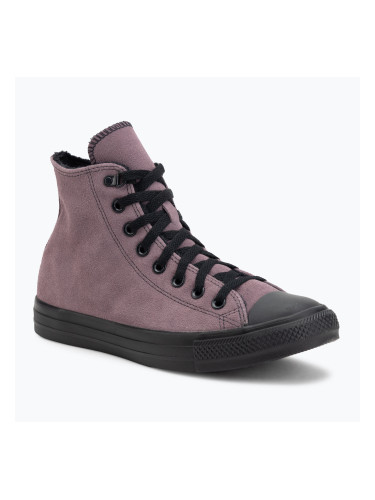 Кецове Converse Chuck Taylor All Star Hi Suede Faux Fur grey/purple