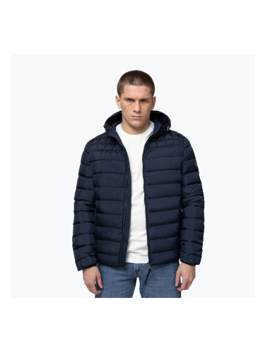 Мъжко зимно яке Pitbull Foothill Hooded Padded dark navy