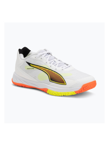 Обувки за хандбал PUMA Accelerate Turbo 4 Game On puma white/glowing red/ultra blue