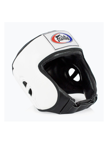Боксова каска Fairtex Muay Thai & Kickboxing Competition white