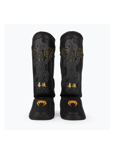 Протектори за пищяли и стъпала Venum Serpenti black/silver/gold