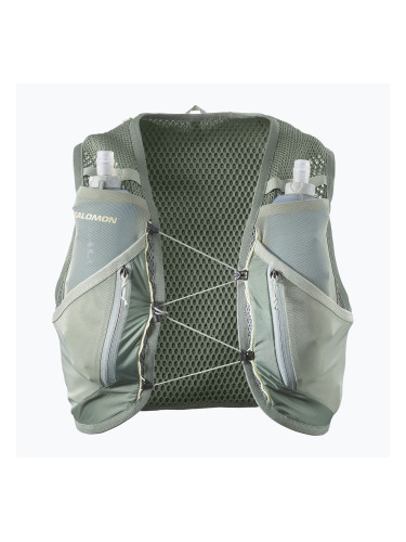 Salomon Active Skin 12 Комплект жилетка за бягане лавров венец/подложка за лилии/измиване на алое