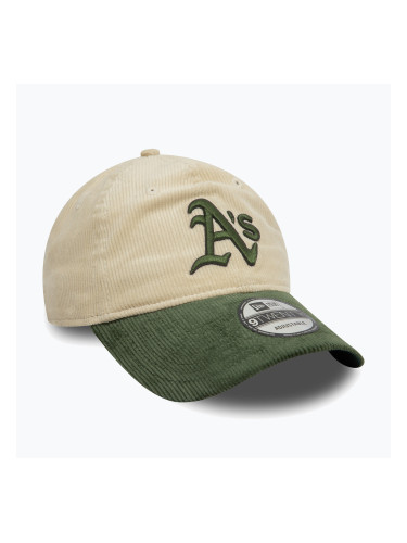 New Era Block Cord 9Twenty Oakland Athletics бейзболна шапка светло бежова