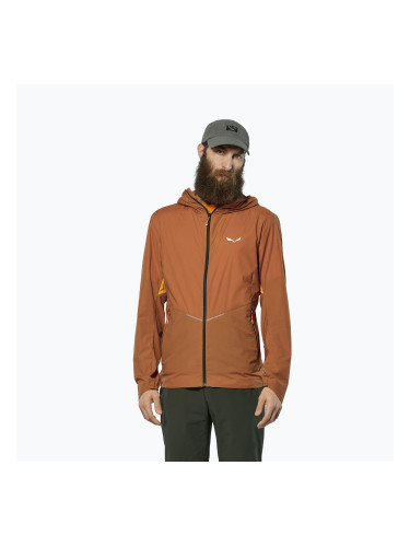 Мъжко яке против вятър Salewa Pedroc Wind Hood bombay brown
