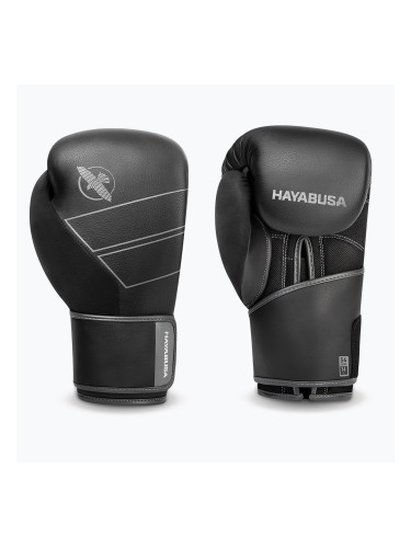 Hayabusa S4 Кожени боксови ръкавици черни S4LBG