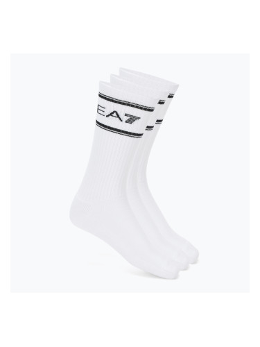 Чорапи EA7 Emporio Armani Train Socks Sponge 3 чифта white / white / white