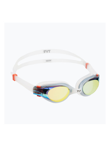 Очила за плуване TYR Vesi Mirrored gold/white