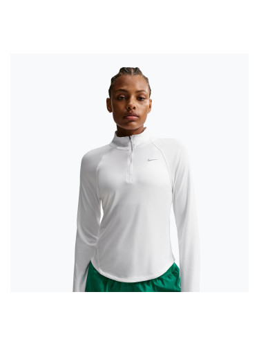 Дамски суитшърт за бягане Nike Tempo Swoosh Run Dri-Fit 1/4-Zip white/black