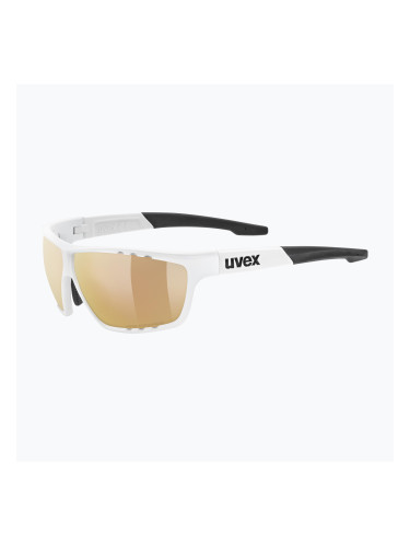 Слънчеви очила UVEX Sportstyle 706 CV V бял мат/червено огледало