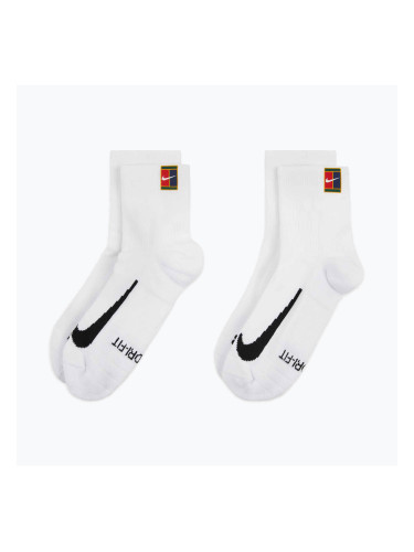 Чорапи Nike Court Multiplier Max 2 чифта white/white