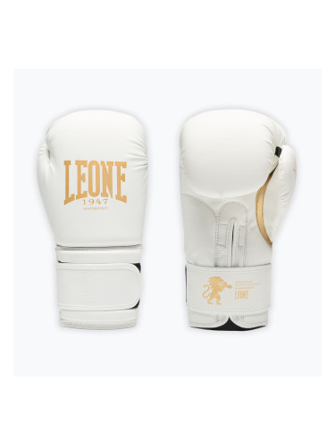 Боксови ръкавици LEONE 1947 Idol white/gold