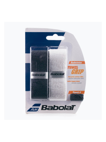 BABOLAT Захват за кърпа x2 черен и бял 114266