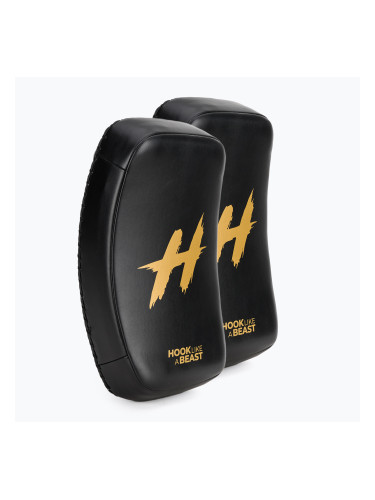 HOOK FIGHTING TX0-B4M0042 Тайландски извити тренировъчни дискове 2 бр. черни.