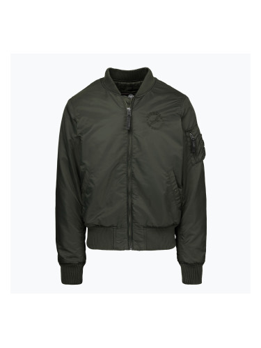 Мъжко яке Pitbull Hacket Washed Bomber dark green