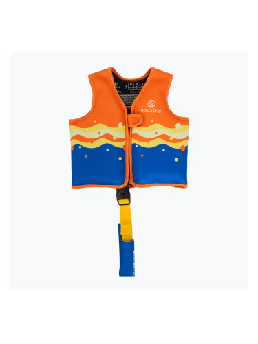 Спасителна жилетка AQUASTIC Junior orange/blue