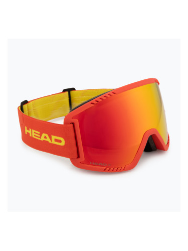 Скиорски очила HEAD Contex red/red/fmr yellow red
