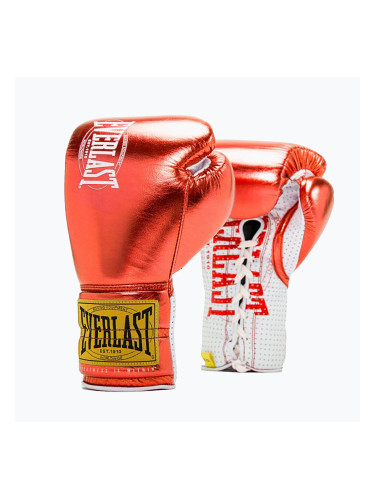 Боксови ръкавици Everlast Fight Leather red