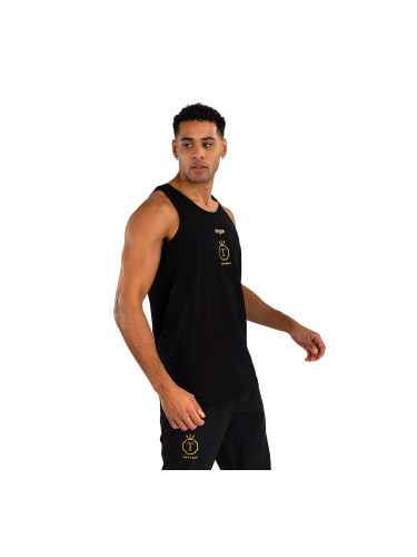 Мъжки потник за тренировка Venum x Ilia Topuria Unmatched black/gold