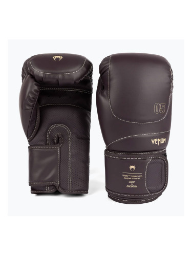 Мъжки боксови ръкавици Venum Impact Evo 14 OZ шоколад