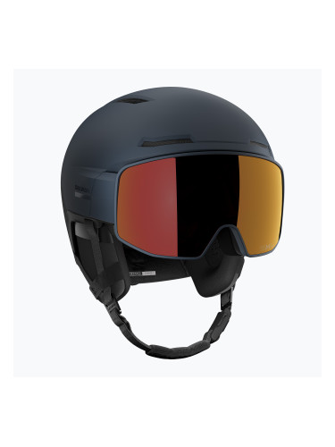 Скиорска каска Salomon Driver Prime Sigma Plus dress blue/sigma poppy red/sigma ice blue