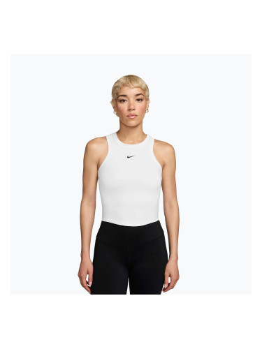 Дамска тениска Nike One Fitted Dri-Fit Cropped Tank thunder white/black