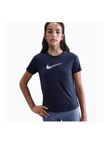 Детска тениска за тренировка Nike One Classic midnight navy/midnight navy