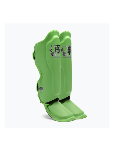 Протектори за подбедрици и стъпала Top King Pro Semi Leather green