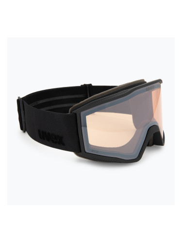 Скиорска маска Uvex Blast V black matt/vario silver mirror