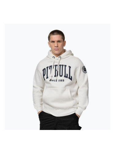 Мъжки суитшърт Pitbull Norton Hooded off white