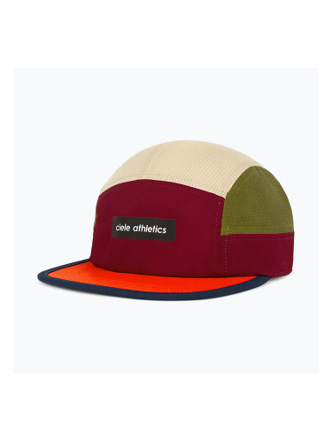 Шапка с козирка Ciele Athletics GOCap Field IconicBar crimson red/terrain