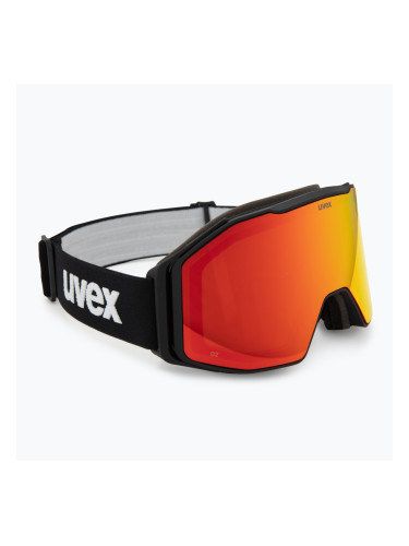 Скиорски очила UVEX Gravity FM black matt/mirror red/orange/clear