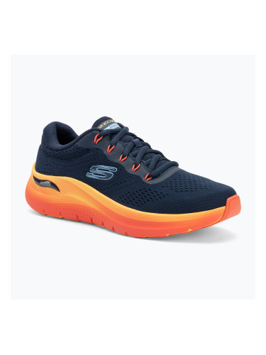 Мъжки обувки SKECHERS Arch Fit 2.0 navy leather/multi trim