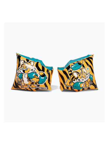 Speedo Детски ръкавици за плуване с щампа на героите aanadi orange/aquarium/black