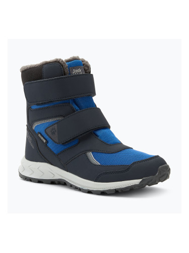Детски ботуши за сняг Jack Wolfskin Woodland WT Texapore High VC crisp cobalt