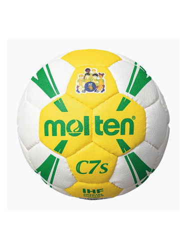 Хандбална топка Molten H00C1300-YW-HS white размер 0